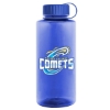 Garyline® Mountaineer Tritan® Bottle with Tethered Lid - 36 oz. - Transparent blue